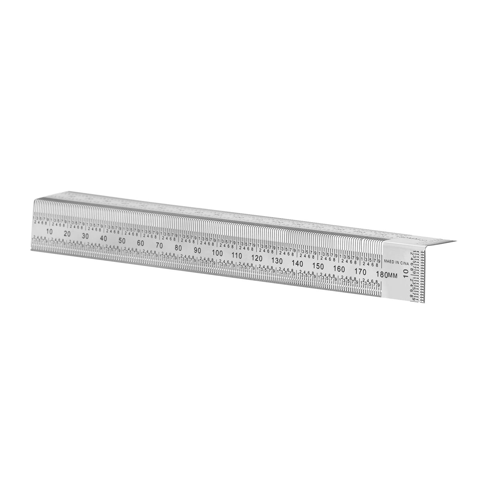 righello, Righello da linea in acciaio inossidabile 7 pollici, righello di precisione in metallo for la lavorazione del legno, misurazione portatile