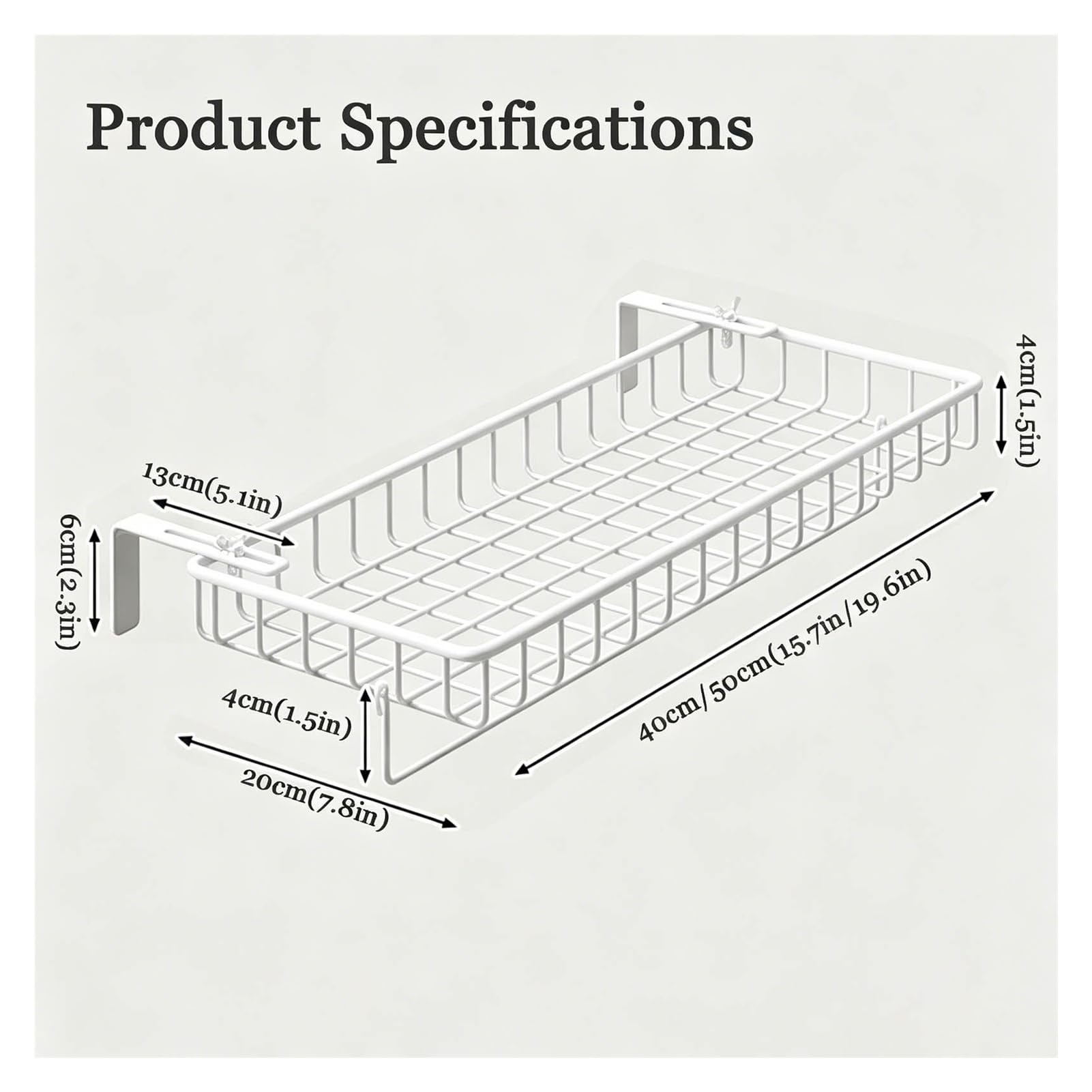 Estantería para Radiador Soporte para La Parte Superior del Calefactor Estante para Secar Calcetines Y Toallas Fácil Instalación para Apartamentos (15.7in/40cm)