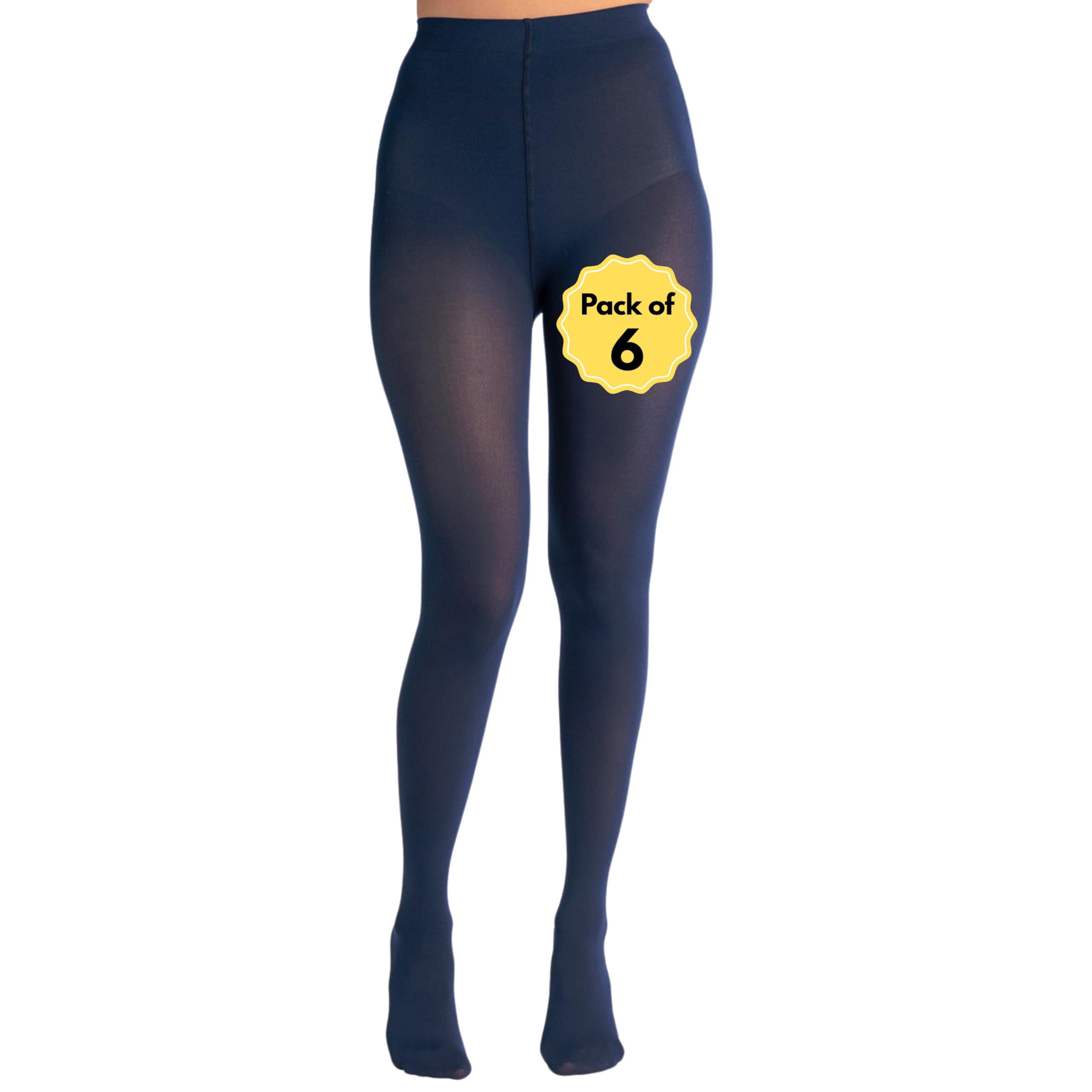 Sheer Pantyhose Stockings for Women | For Indigo, Air India, Akasa, Spicejet Airlines Cabin Crew | Offers Tummy Control, Light Leg Support, Sheer Toe | Free size-image-28