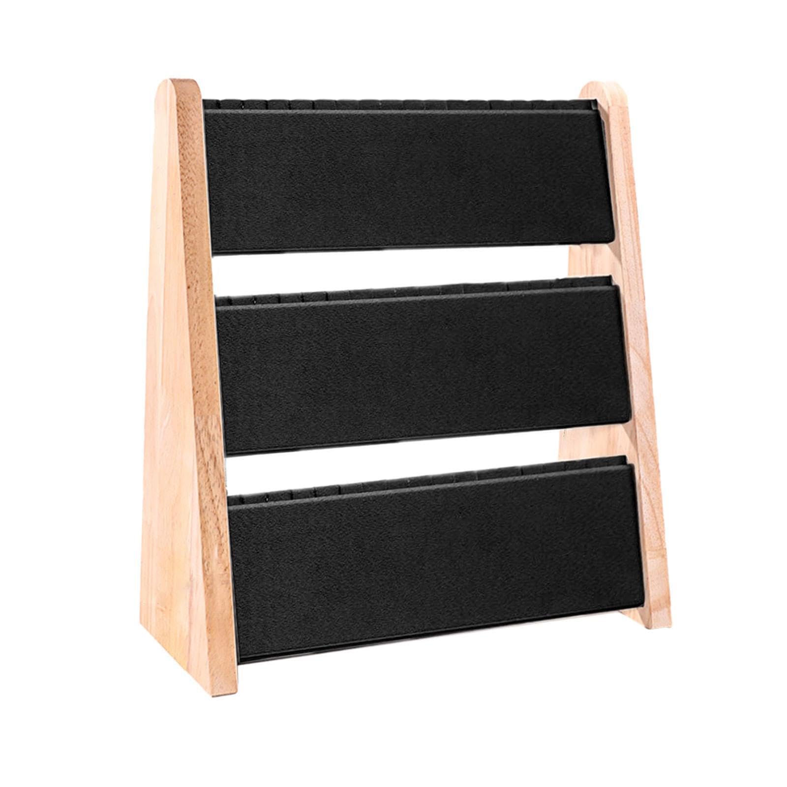 Espositore per collane, splendido espositore per gioielli, elegante artigianato in velluto, legno, per mantenere organizzati i gioielli, per riporre