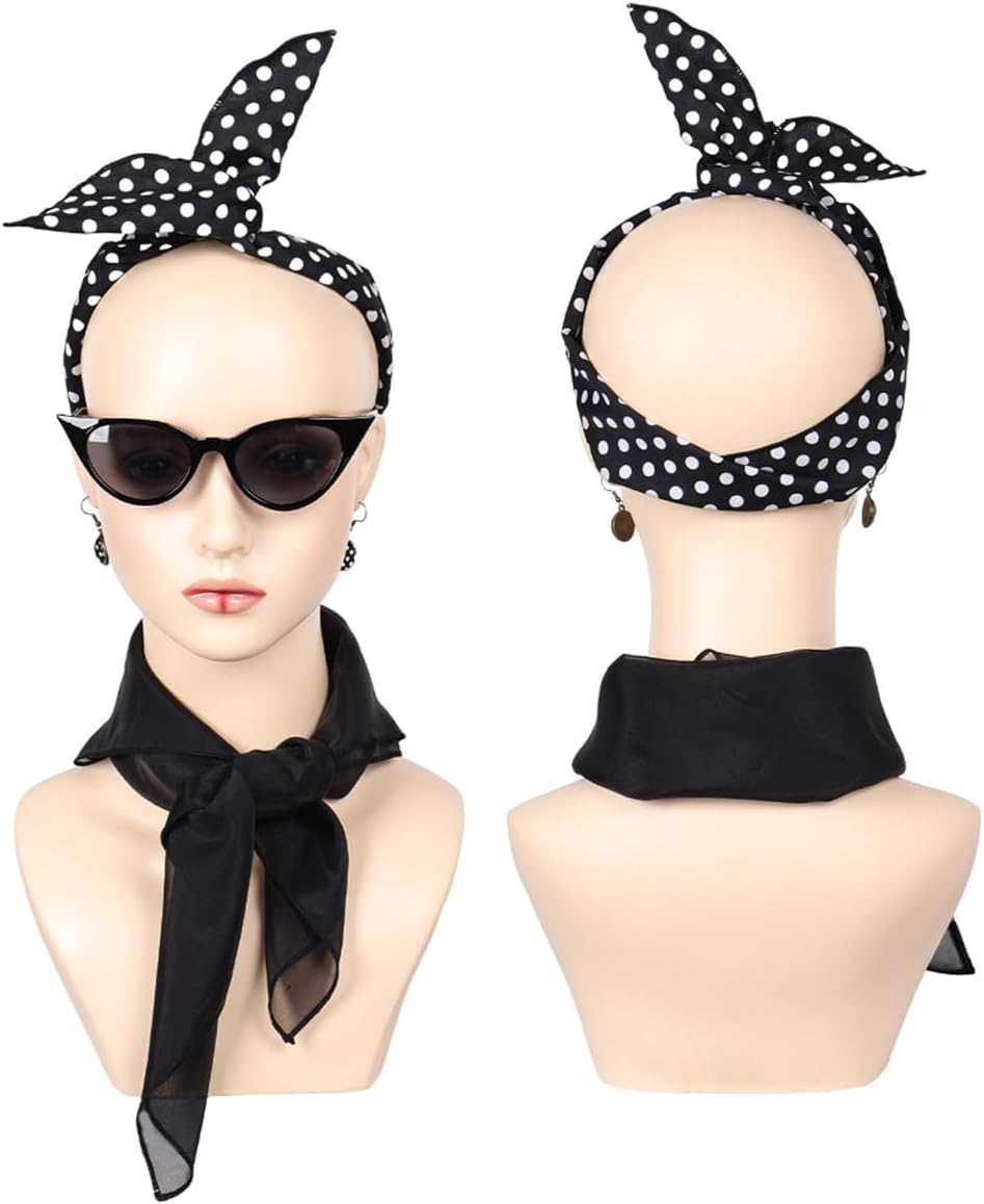 Women's 50s Ladys Pink Satin Jacket Jacket with Neck Scarfs Halloween Cosplay Costume - Image 2