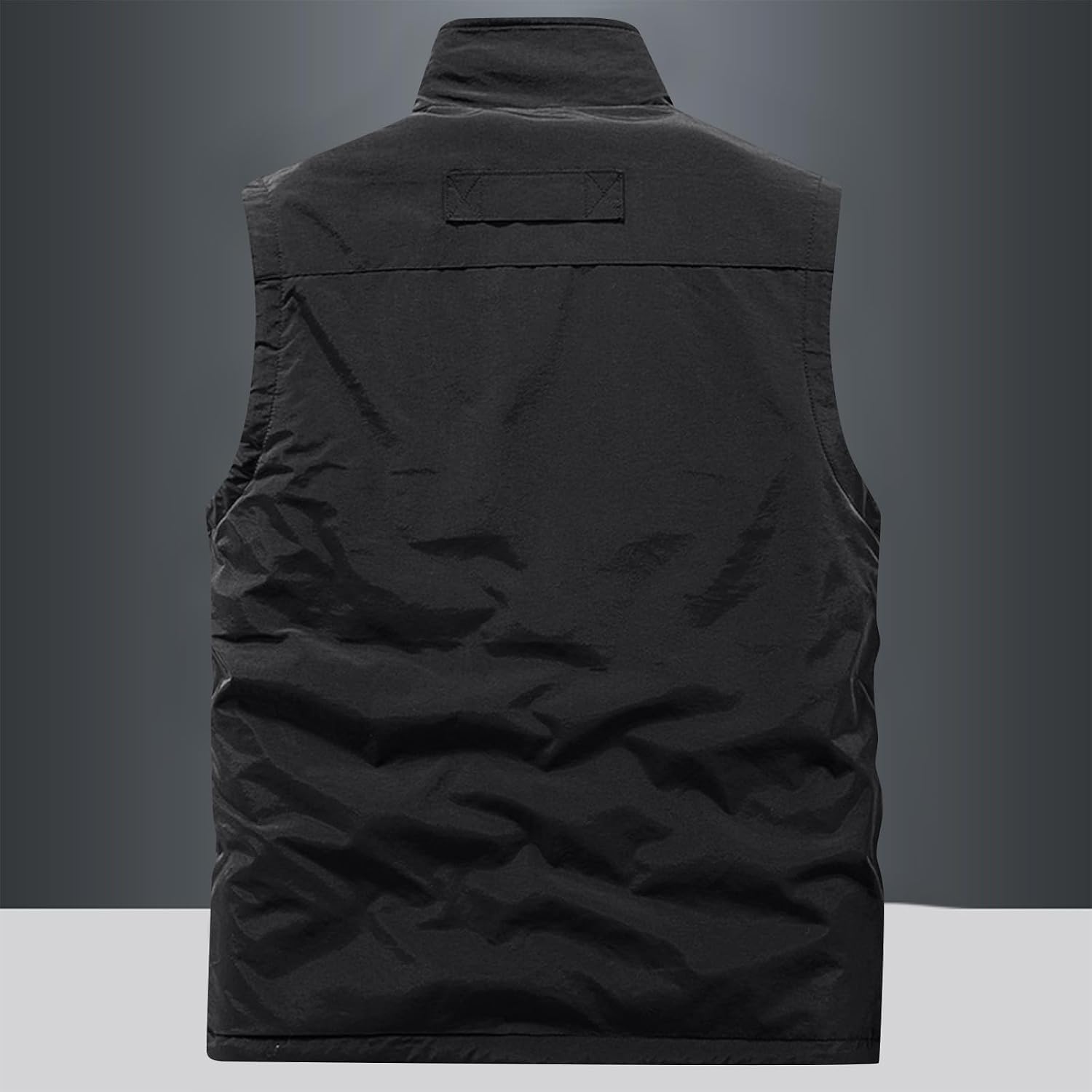Ymosrh Men's Winter Fleece Lined Vest, Sleeveless Outdoor Jacket for Hiking Fishing Golf Outerwear, M-3XL