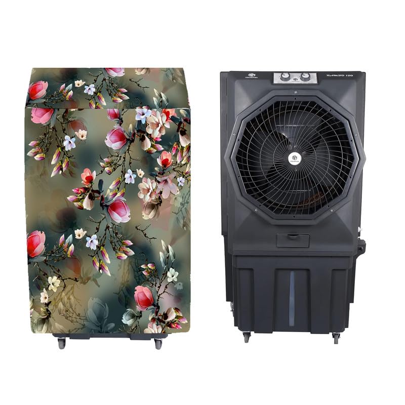 Image of Cooler Cover Compatible for Novamax Rambo 150-Litres Heavy Duty Desert Air Cooler Waterproof, Dustproof, Size (LXBXH) 90 X 65 X 142 Cm, Green.