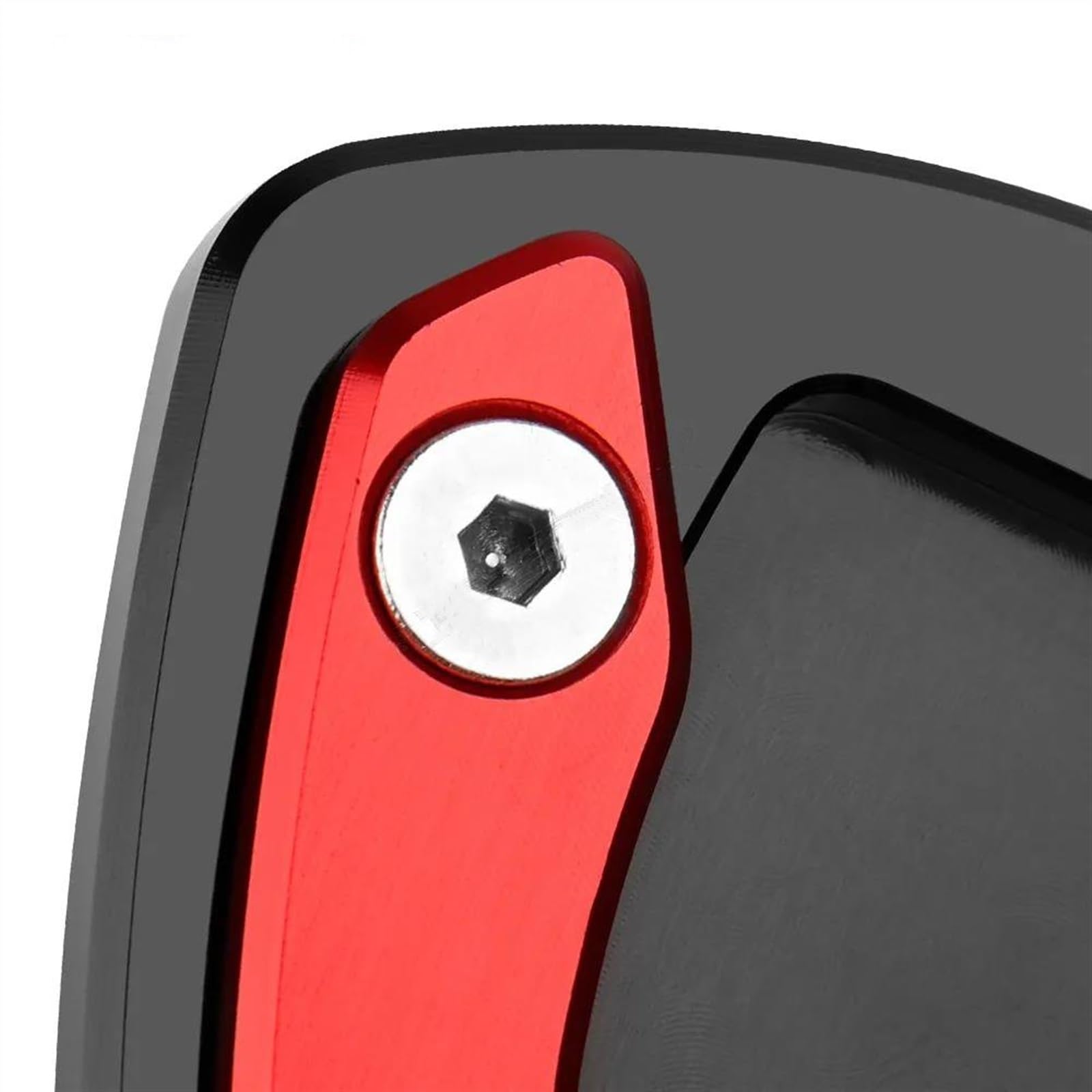 Extension Béquille Latérale Moto – Plaque Protection Alliage Aluminium, Compatible Vespa GTS, GTV, GT, Beverly400s