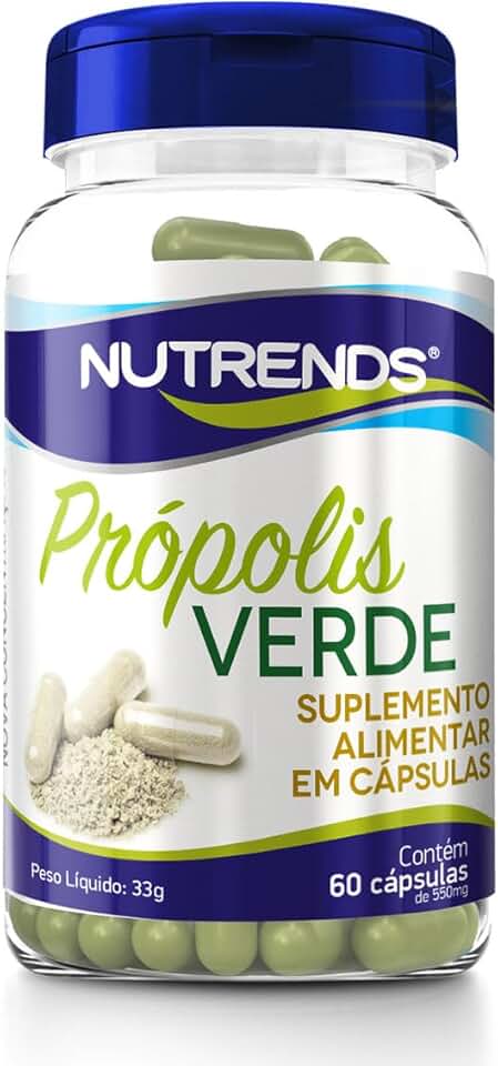 Própolis Verde Extrato 30% 60 cápsulas, Nutrends