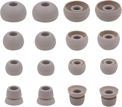 Miniatura 5 de ALXCD Almohadillas para auriculares Powerbeats3, SML, 3 tamaños, 6 pares de puntas de auriculares y 2 pares de almohadillas de silicona de repuesto