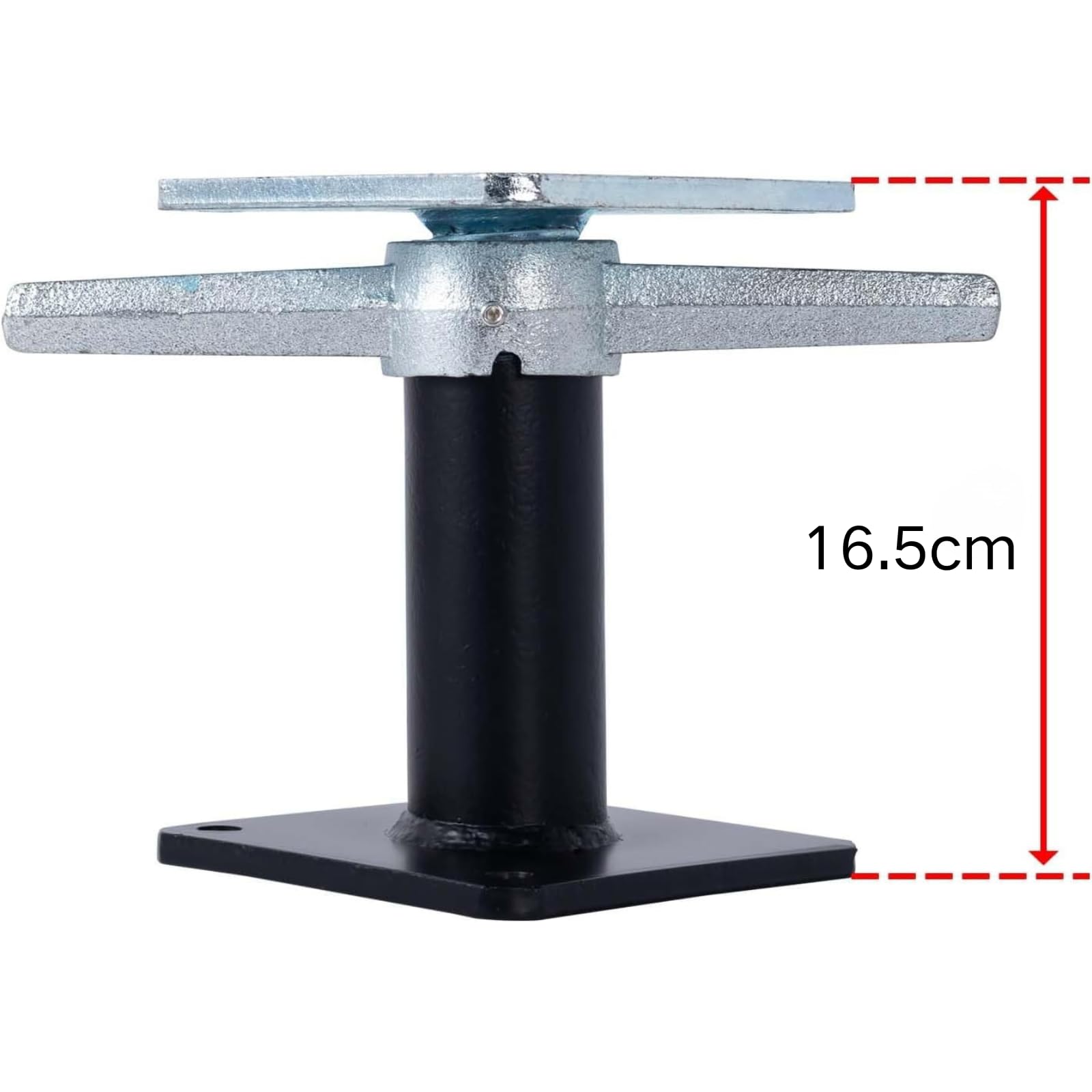 2 Stück 16.5-25.4cm pfostenstütze höhenverstellbar für Hub- und Stützbalken, Tragfähigkeit: 10.000 lb