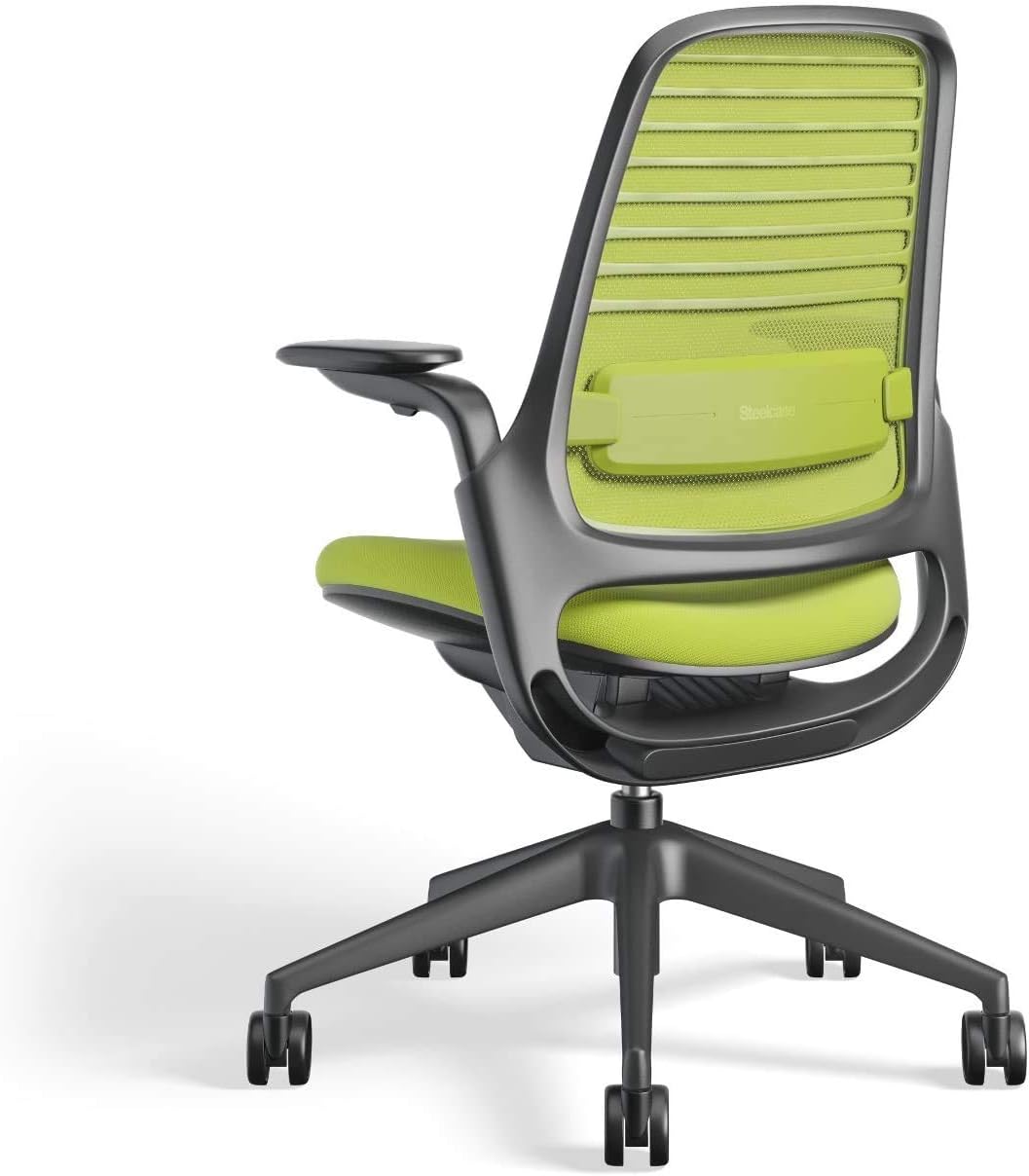 Steelcase Series 1 Work Office Chair - Wasabi, Hard Floor Casters