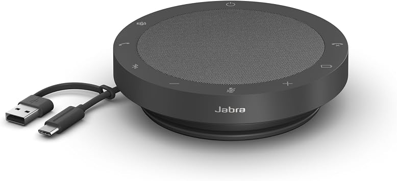 Jabra Speak2 55 Speakerphone Domestic Genuine Product Conference Microphone Speaker Latest Noise Canceling Function Wired/Wireless Connection MS Teams/Zoom Certified Cutting-Edge Beamforming