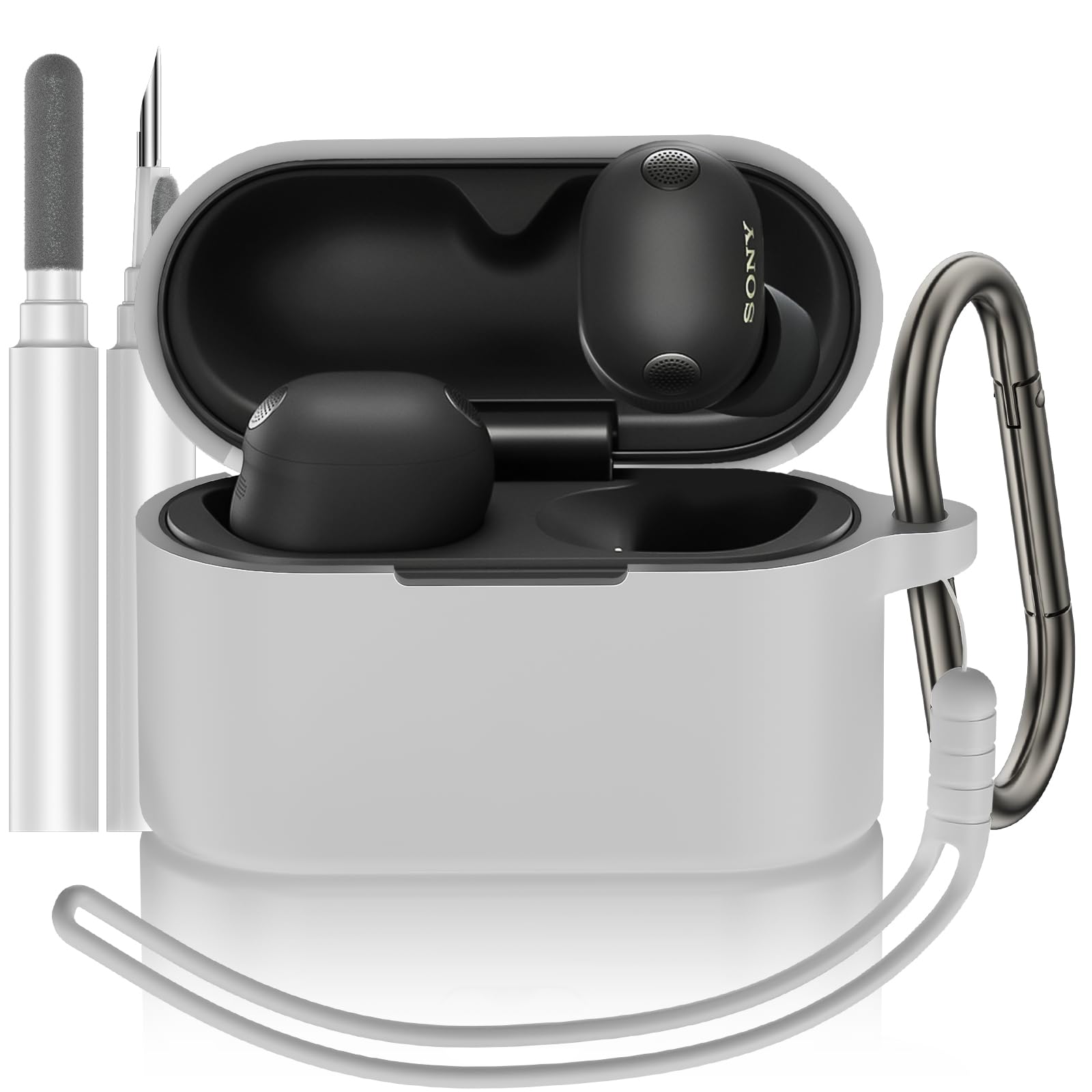 Amazon | LDSXAY Sony WF-1000XM6対応ケースカバー、ソフトシリコン耐