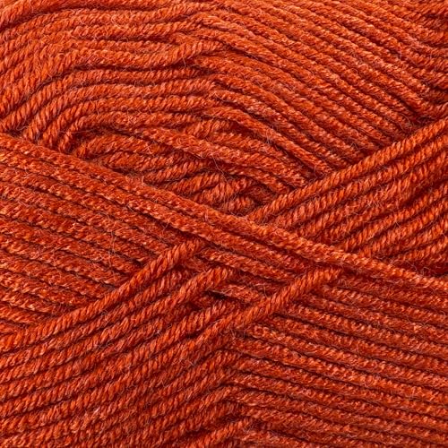 Image of Cloud Touch Baby - DK Weight Soft Anti-Pilling Yarn for Baby Clothes, Blankets & Amigurumi Crochet & Knitting, 90% Acrylic 10% Viscose derived from Bamboo, 3.53 Oz / 262 Yards (Terracotta, 1 Pack)