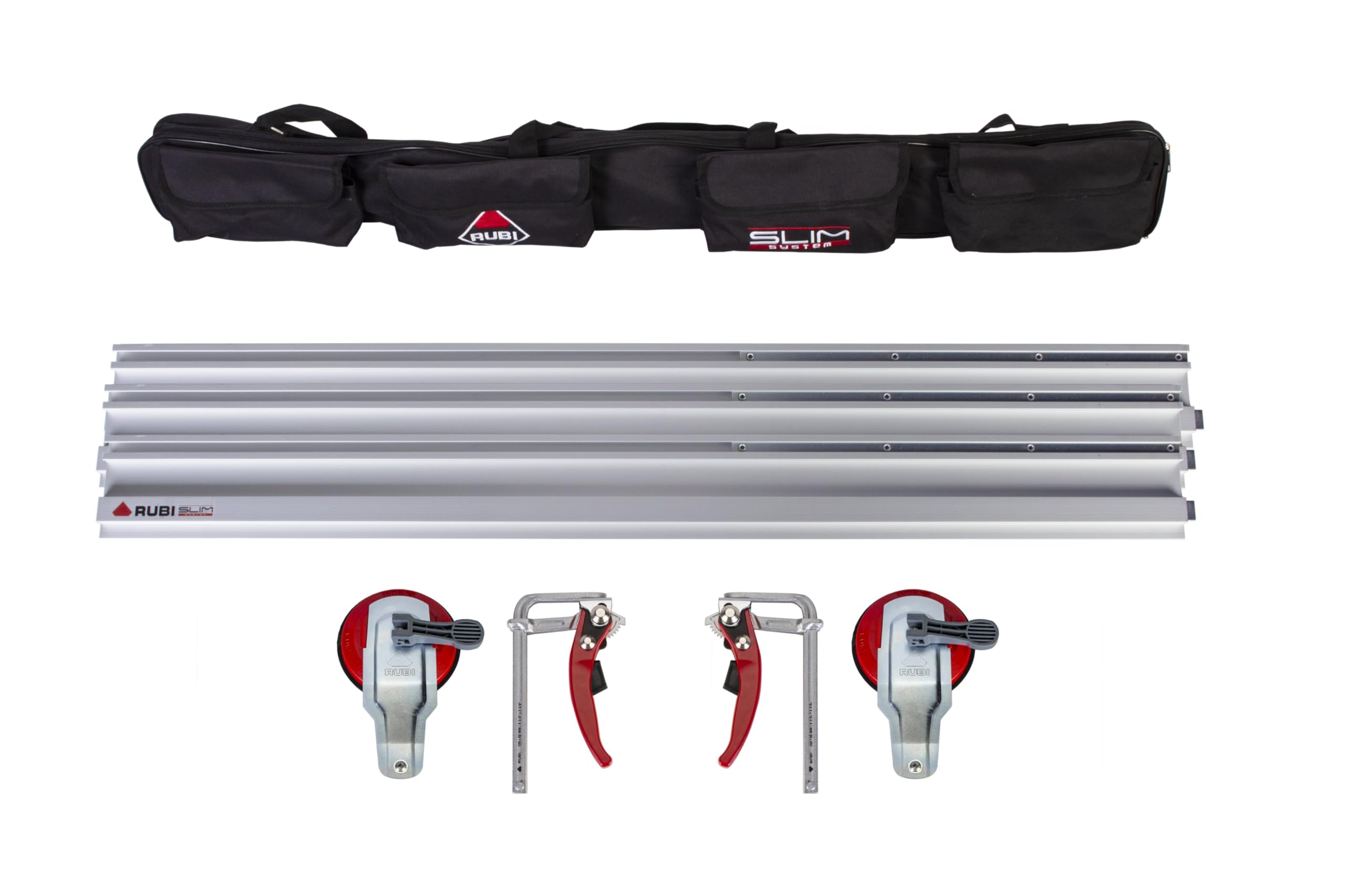 TC-125 Guides & Accessories Kit for Cutting Ceramic Sheets | Circular Saw Compatible with 125mm & 115mm Discs | Safety Switch, PRCD Electrical Cable | Large Format Materials Cutting Solution