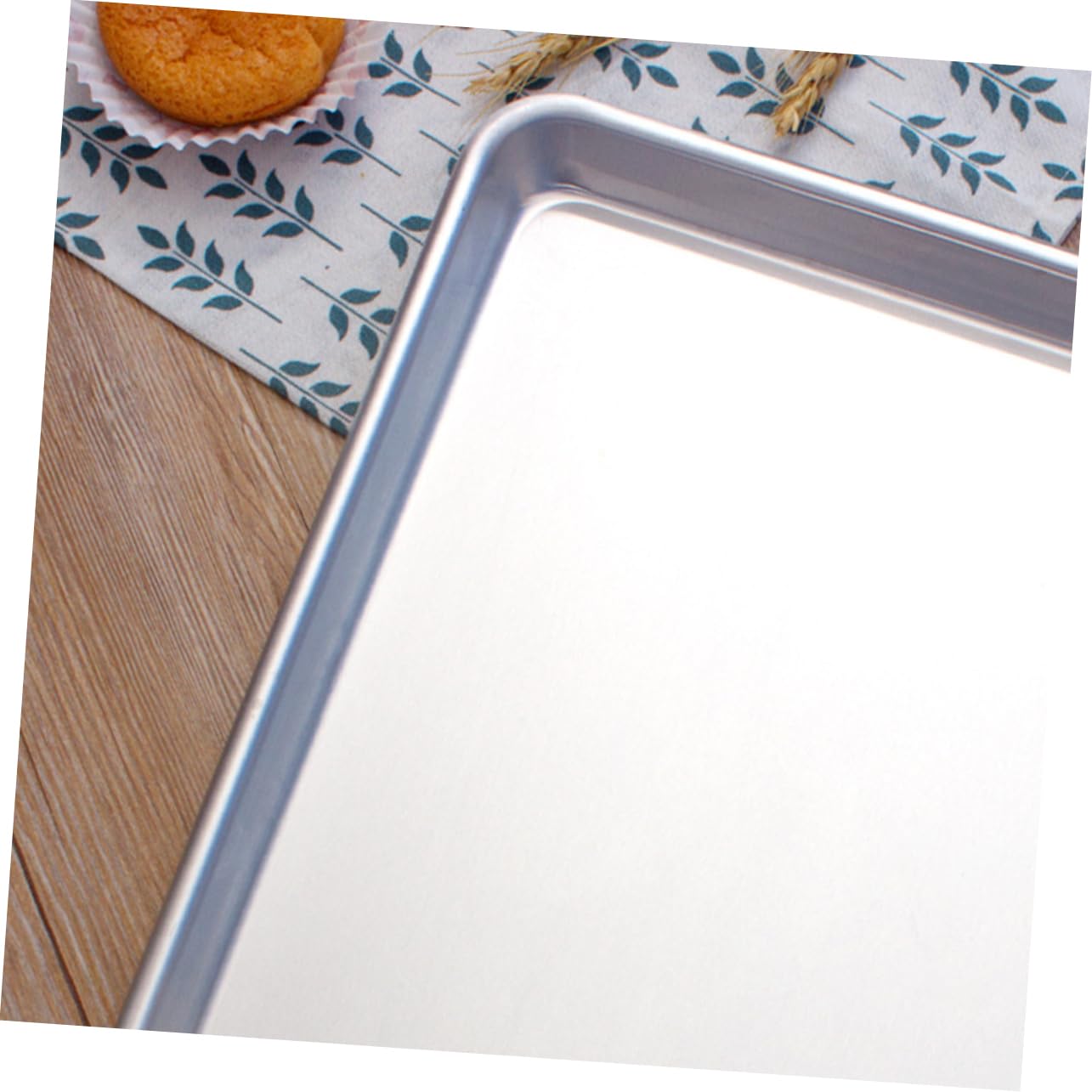 SOLUSTRE Rectangular Nonstick Baking Pan Kitchen Accessories Aluminum Alloy for Baking and Cooking Ovens Easy to Clean Bakeware
