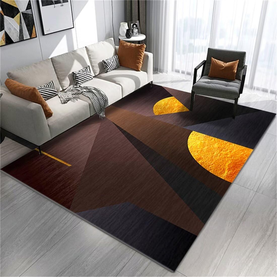 Tapis chambre fille 50x70cm lavable et antidérapant déco salon moderne