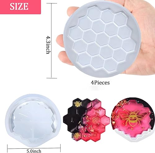 Miniatura 3 de Moldes de resina de silicona de caballito de mar moldes epoxi para decoraciones navideñas colgantes de pared arte de oficina en casa y regalos de