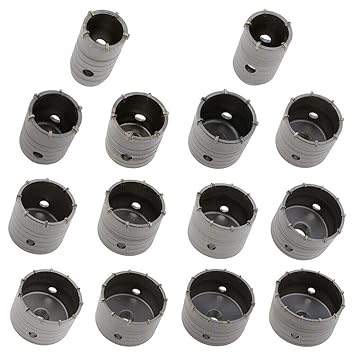 ELECTROPRIME Cement Stone Brick Wall 65mm Cutting Dia Hollow Core Drill Hole Saw Silver