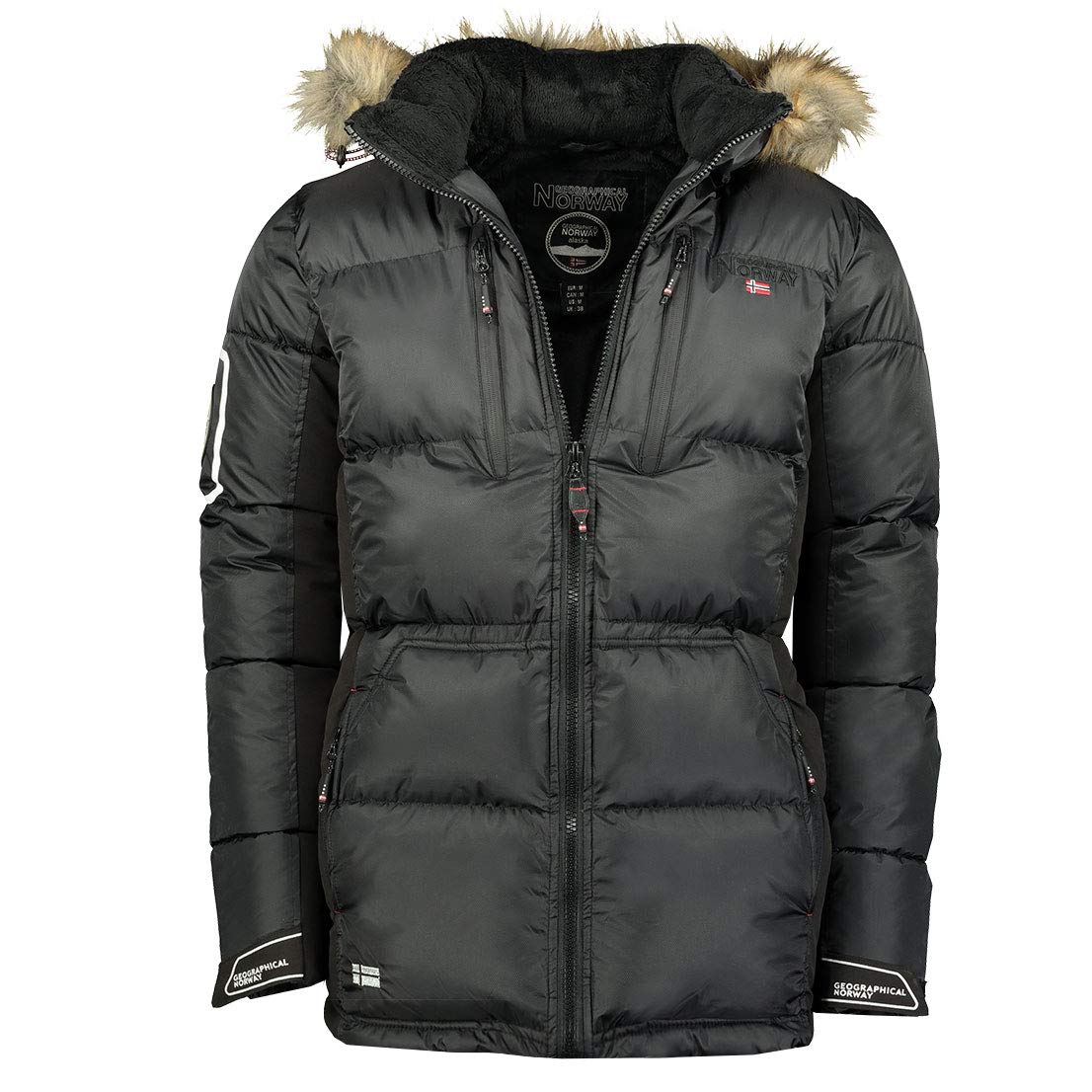 Geographical Norway Danone Men - Parka Hombre Otoño Invierno - Chaqueta De Abrigo Para Hombres - Chaqueta Rompevientos De Manga Larga - Rego Ide Para Hombres