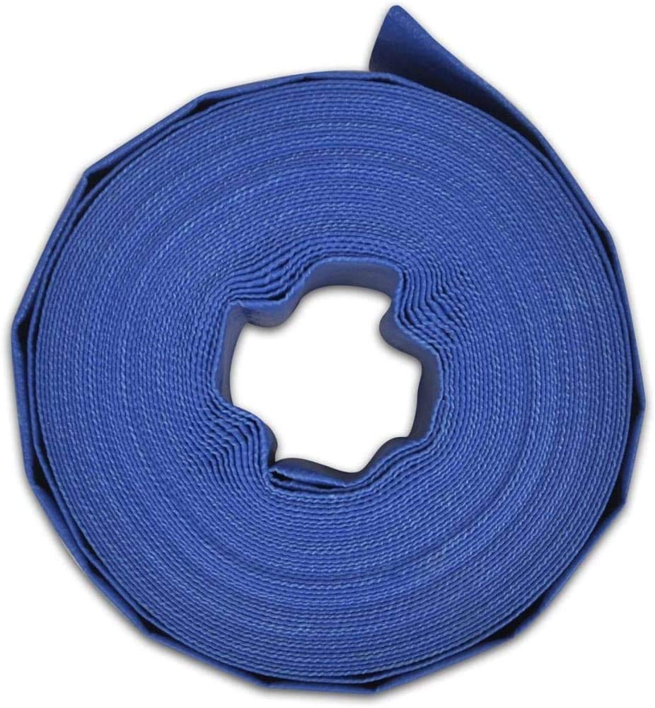 Manguera Jardin 40mm | Manguera Plana 40 mm 100 metros para Bomba de Agua Sumergible | Manguera Plana 40 | Manguera Incencios 40 | Manguera 40mm | Mangueras PVC Azul para Bombas de Agua