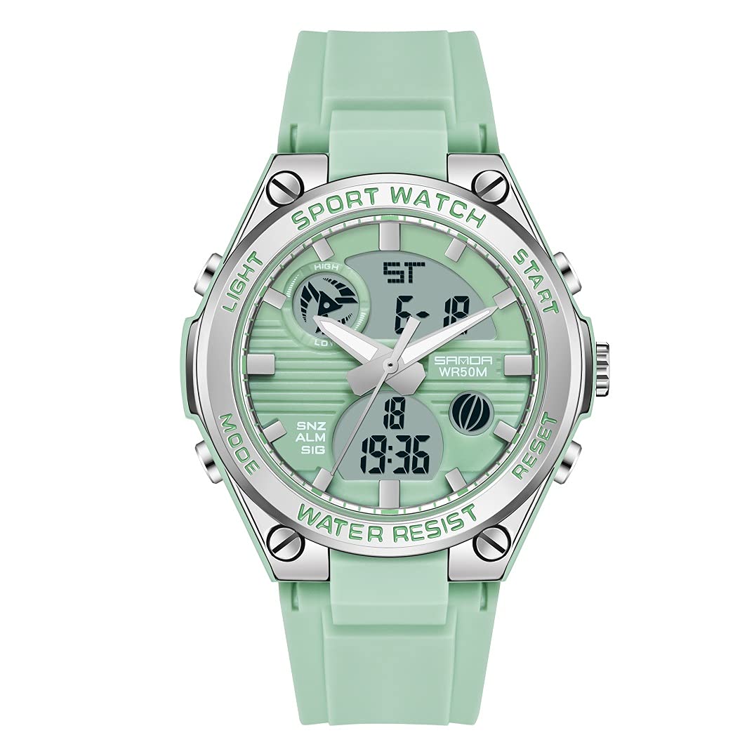 KXAITO Women’s Ladies Outdoor Waterproof Sports Watch Quartz Watch Fashion Bracelet Movement Analog-Digital Display Nurse Wrist Watches, Green, Quartz Watch KXAITO Women’s Ladies Outdoor Waterproof Sports Watch Quartz Watch Fashion Bracelet Movement Analog-Digital Display Nurse Wrist Watches, Green, Quartz Watch