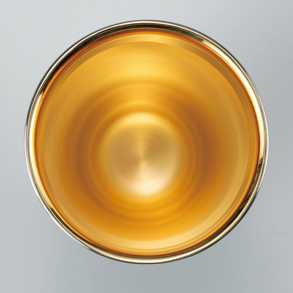 和平フレイズ タンブラー ビール ジュース さくら街道 300ml 内面金メッキ 24K ステンレス 二重構造 燕三条 日本製 SM-9704