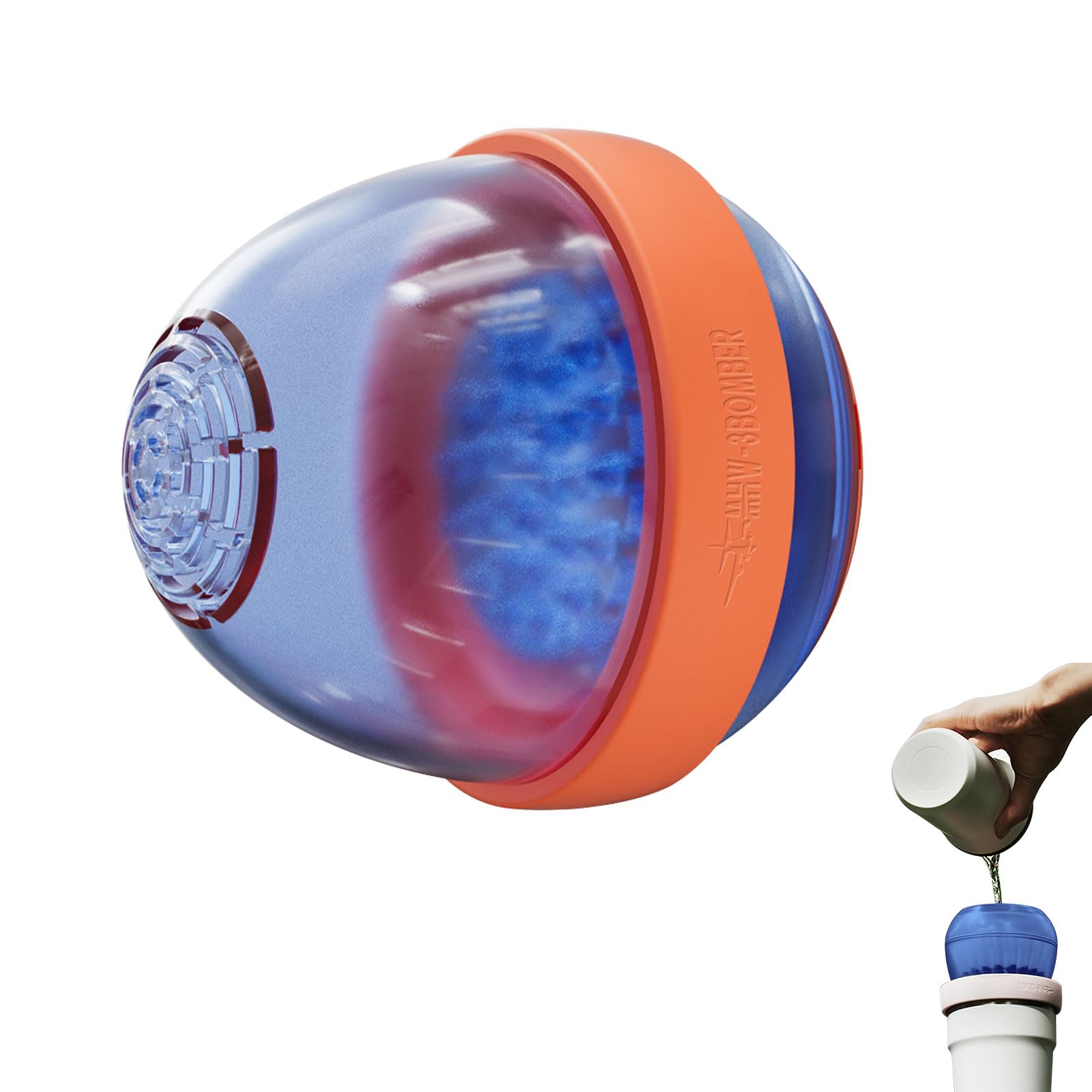 Kavolet Tragbarer Eiförmiger Kaffeefilter Zur Durchflusskontrolle von Handgebrühtem Kaffee, Ideal für Reisen und Camping, Hergestellt aus Hochwertigem Tritan und Silikon. (Blau)