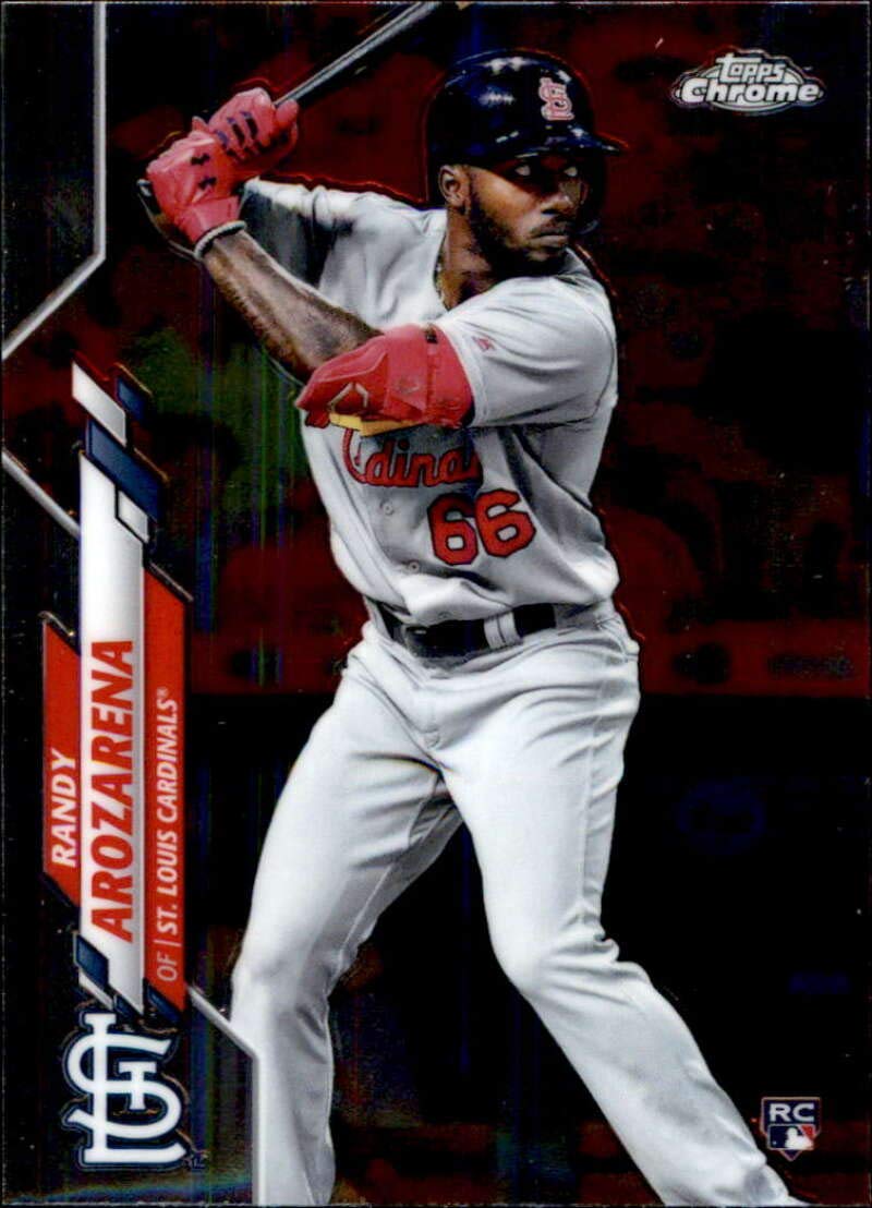 Amazon.com: 2020 Topps Chrome #49 Randy Arozarena RC - St. Louis Cardinals  MLB Baseball Card (RC - Rookie Card) NM-MT Tampa Bay Rays : Collectibles &  Fine Art