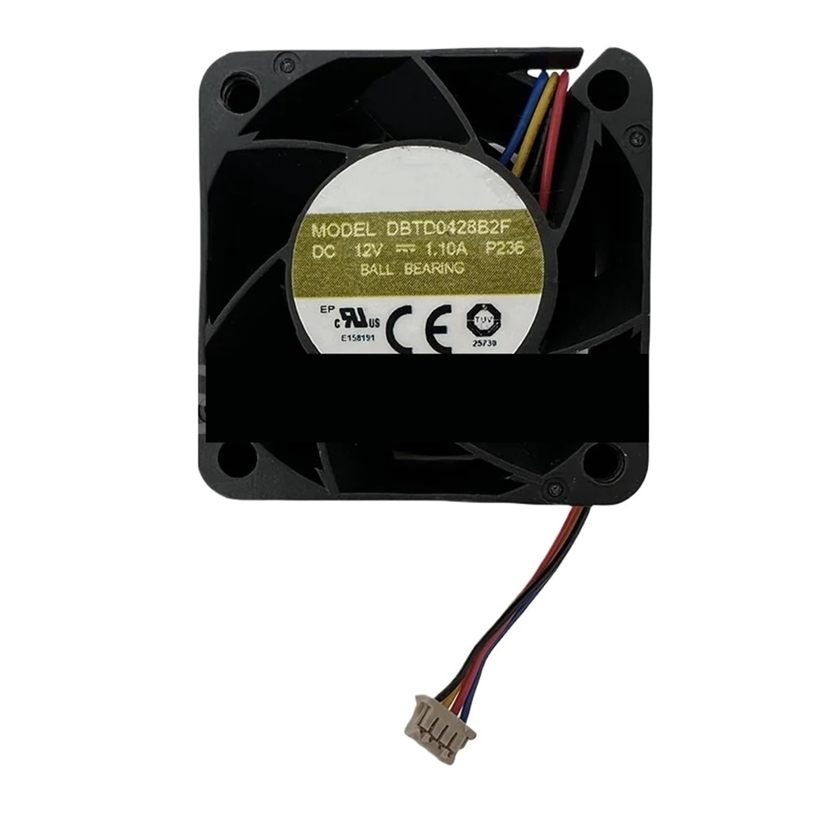 JJKKOZVQF DBTD0428B2F P236 4028 12V 1.10a 4cm Server Cooling Fan