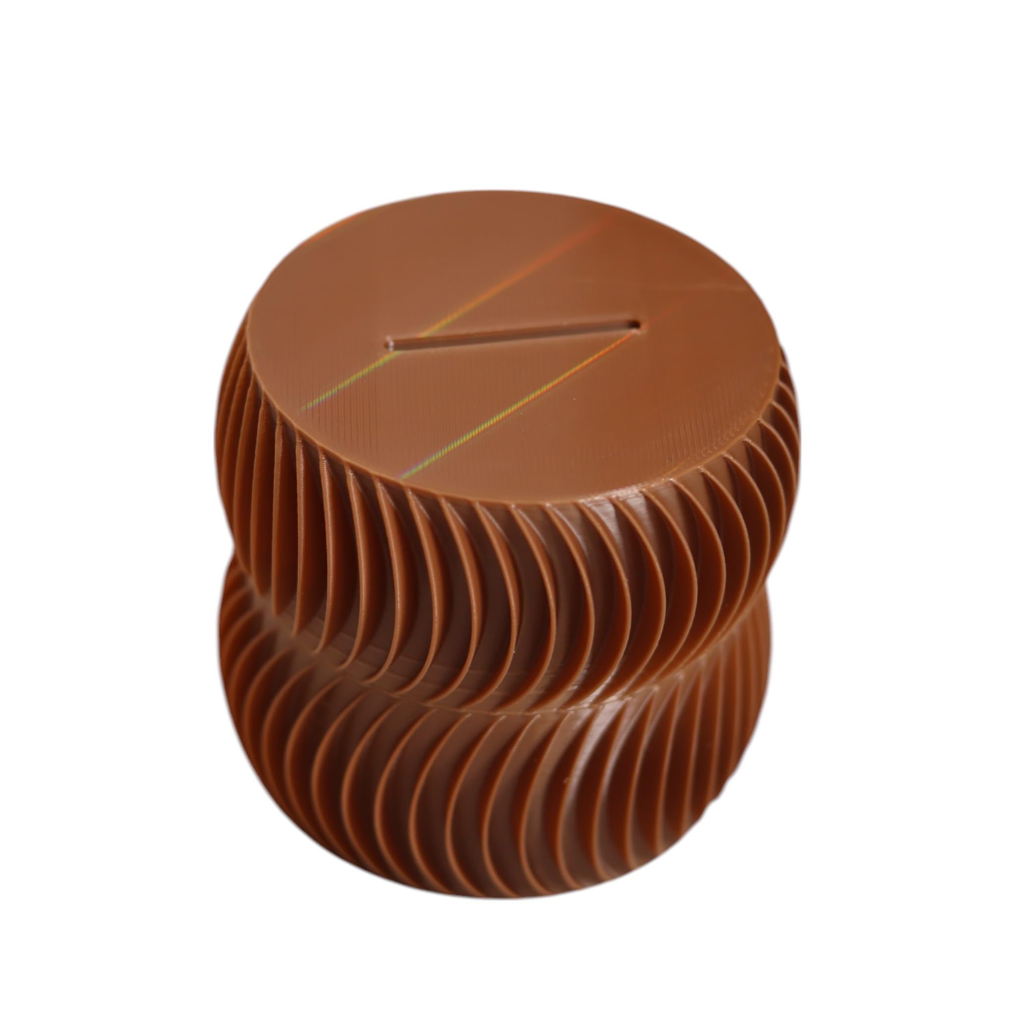 Coin/Piggy Bank Stylish Tow Sizes Available Luxury Coin Bank for Secure & Elegant Savings (Brown, Large)
