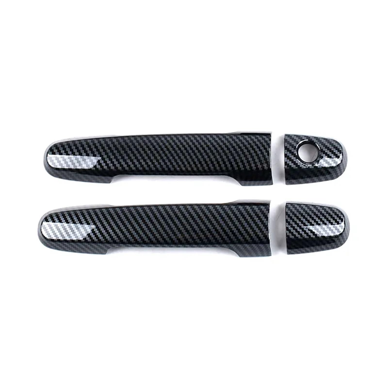 Bqwyedpl 2 1Hole Carbon Fiber Fit For Toyota Fit For Urban Fit For Cruiser Xp110 2008-2014 Door Bowl Handle Door Handle Supplies Car Door Latch Handle(2 1Hole Carbon Fiber)