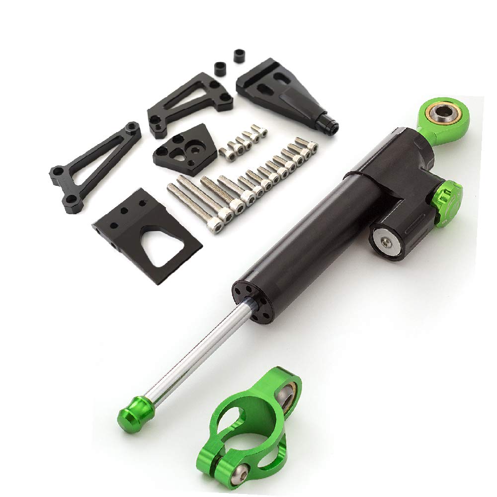 FXCNC Racing Motorcycle CNC Steering Damper Stabilizer Buffer Control ...