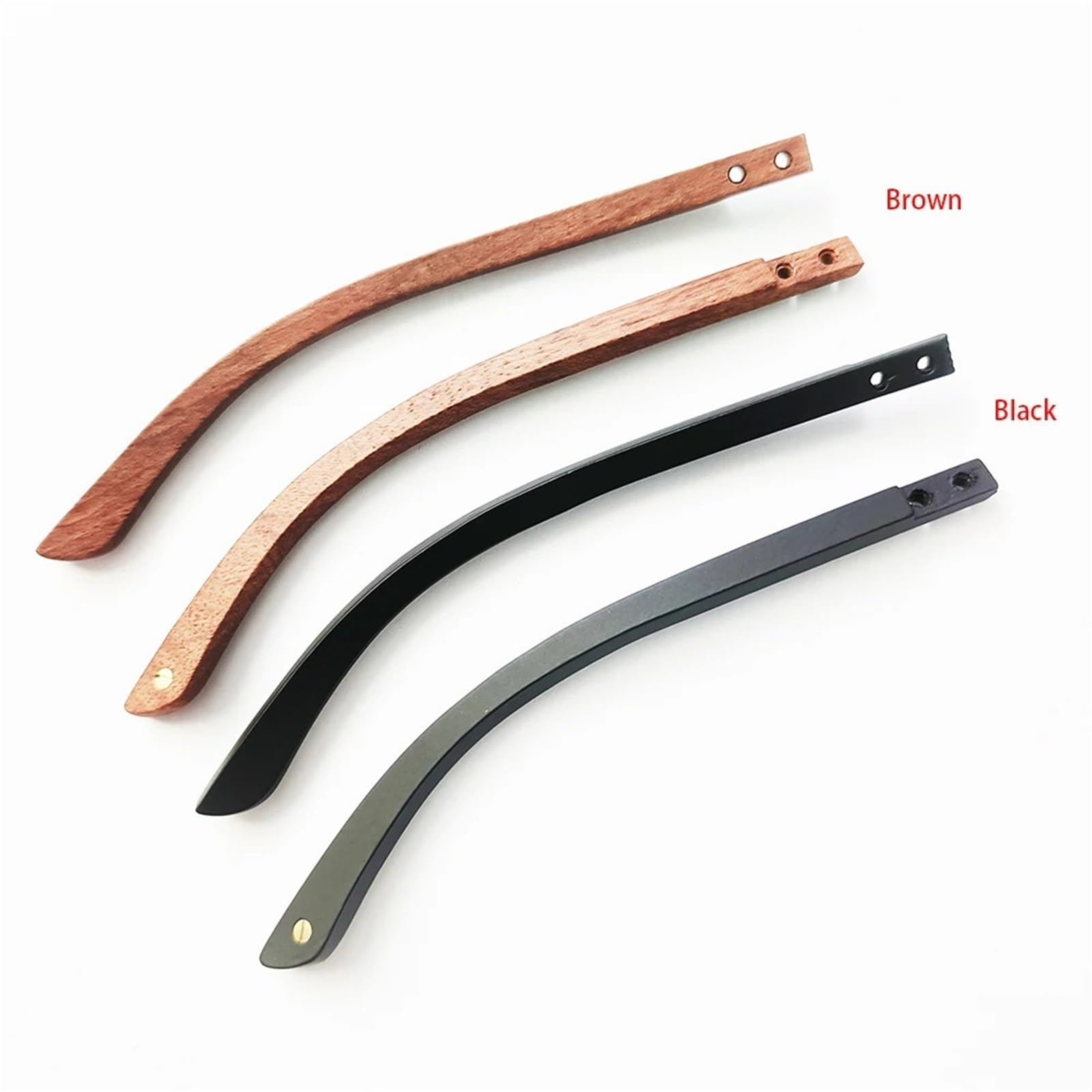 Gafas Patilla Patilla 1 par de gafas, patillas de madera, varilla for gafas, accesorio de repuesto for reparación(Black)