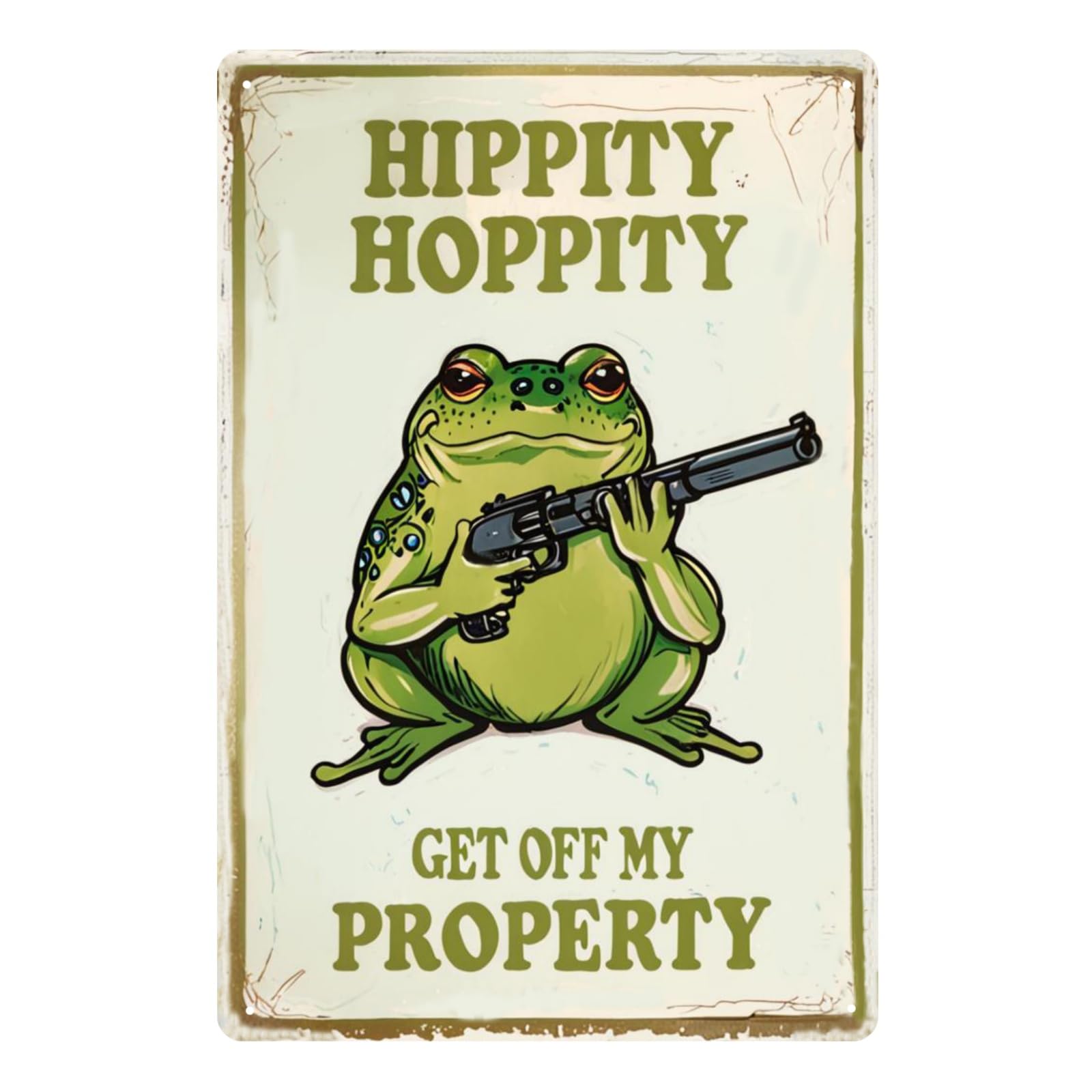 Frog Sign Funny Frog Bedroom Door Decor Vintage Frog Metal Signs Hippity Hoppity Get Off My Property Sign Frog Warning Sign Frog Gift Frogs Wall Decor For Home Bedroom Garden Garage Room Rules Decorations