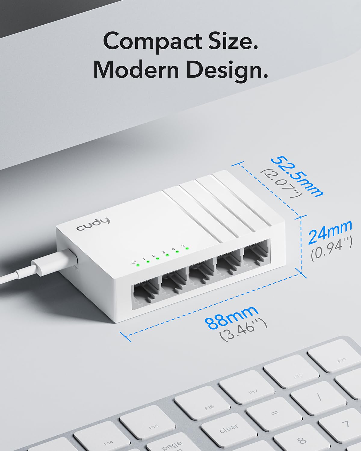 ネット　７，５ｍ×４，８ｍ Amazon.com: Cudy GS105U 5 Port Gigabit Ethernet Switch with