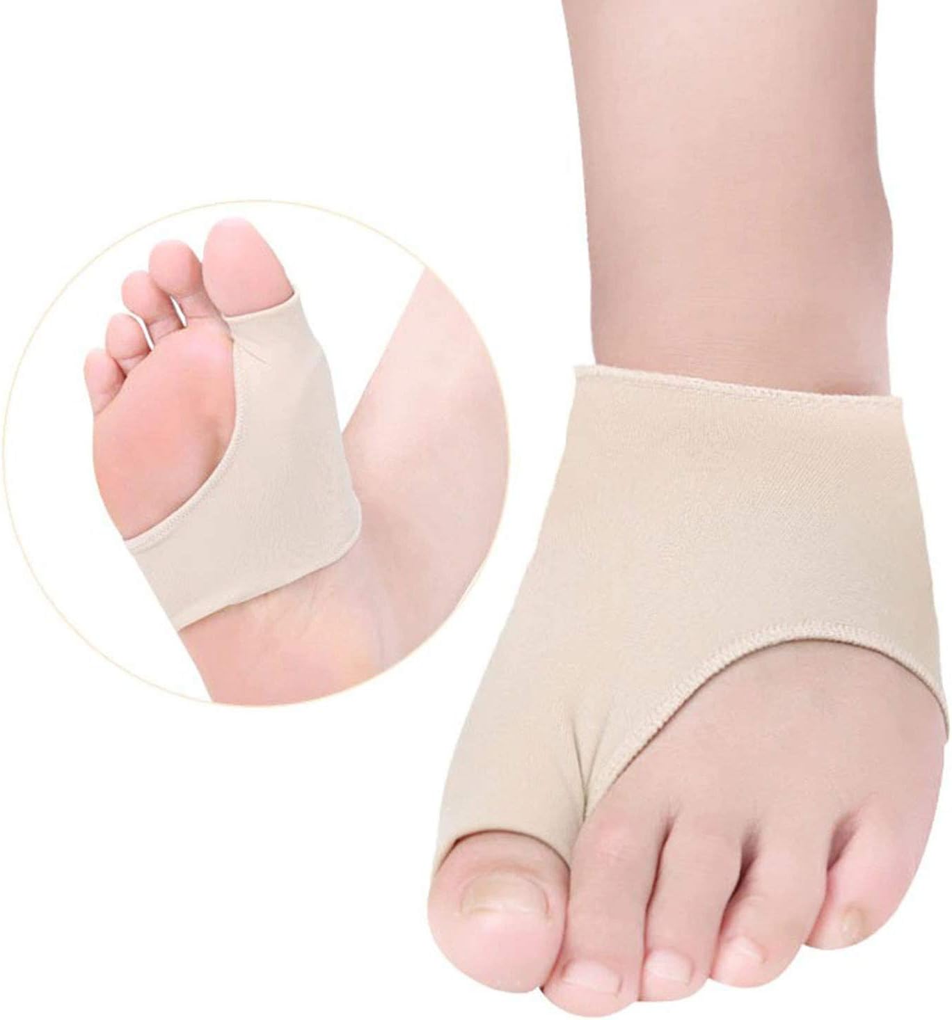 PEDIMENDBig Toe Foot Protector Support Sleeve | Bunion Pain Relief Cushion | Foot Gel Separator | Tailors Bunion Corrector Gel Pad | Arthritis Foot Claw Toe Support | Blister Relief