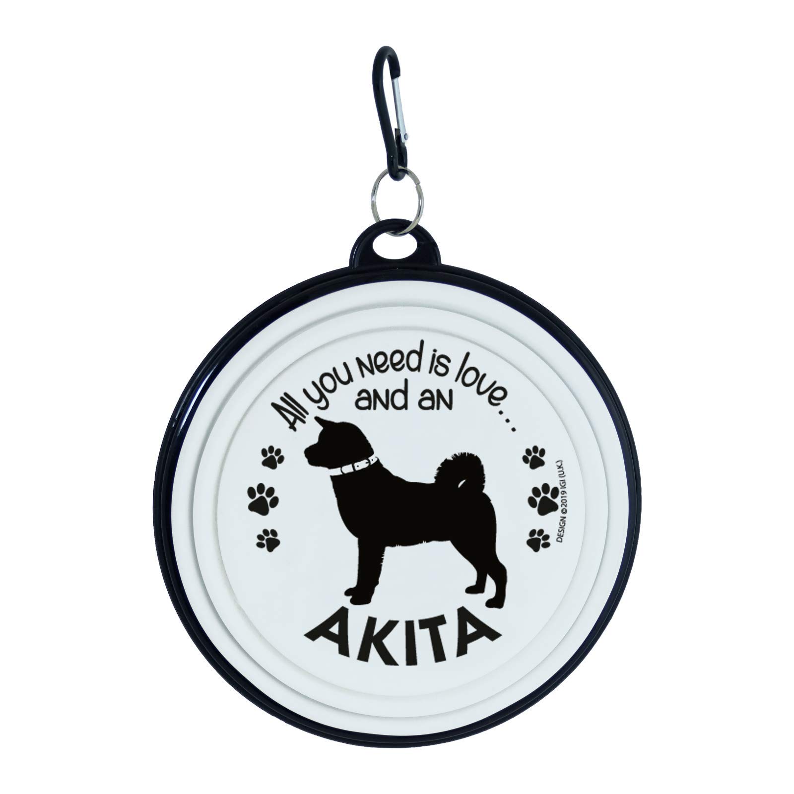Travel Dog Bowls - Collapsible Bowl - Large Dogs (Akita) — image 1