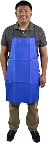 School Smart Delantal de arte, diseño de vinilo fácil de limpiar, 29 x 17 pulgadas, tamaño ajustable para adultos