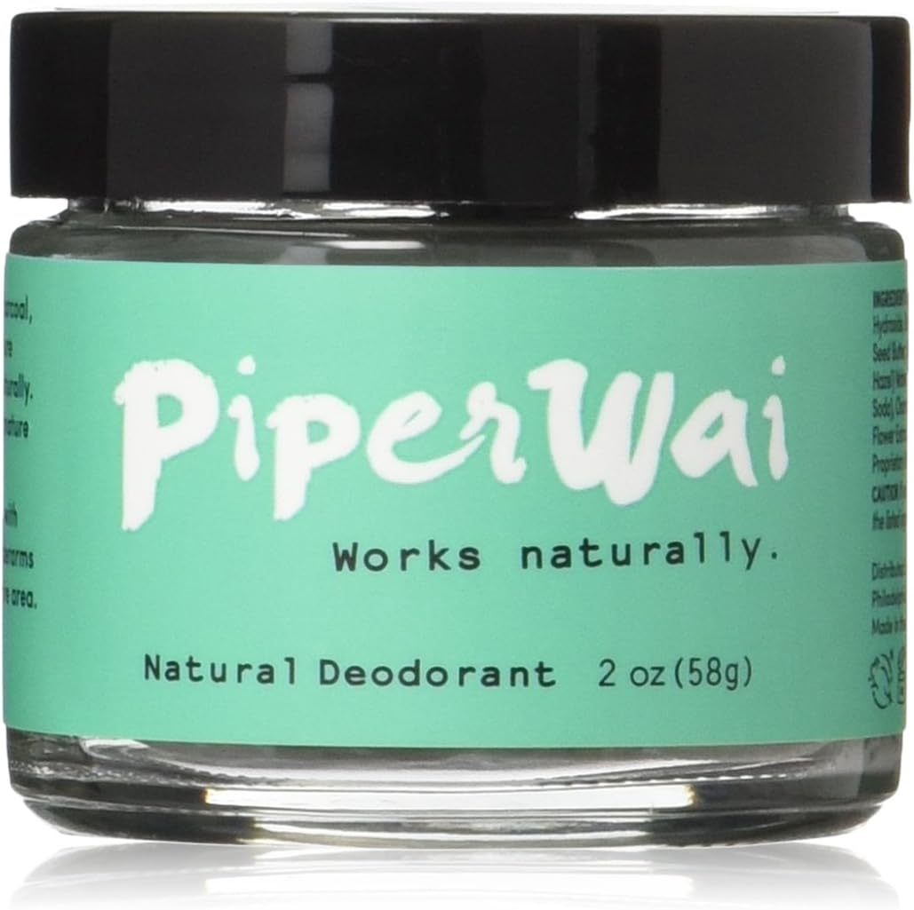 PiperWai Natural Deodorant 2 oz with Application Spoon