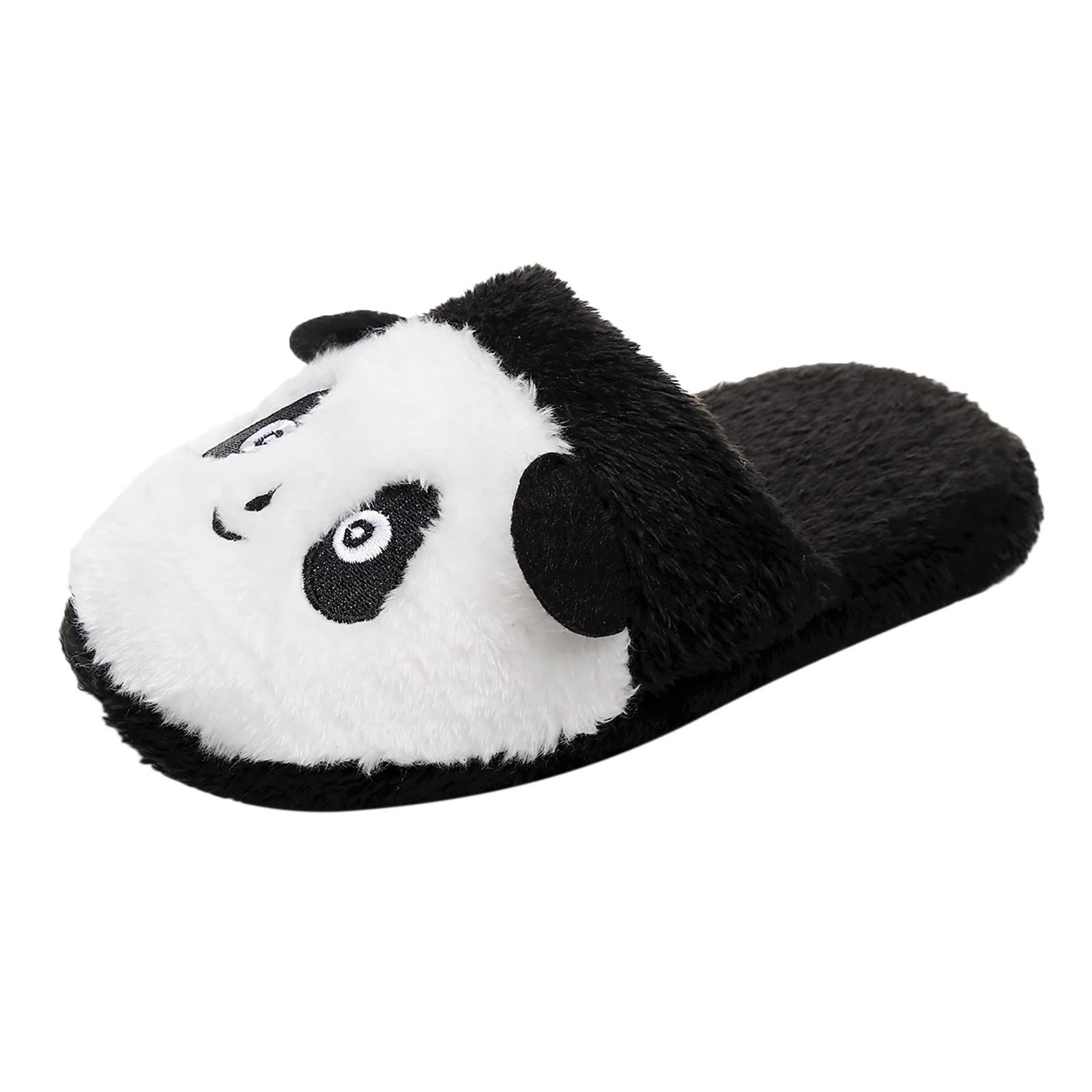 MMOOVVWinter Warm Slippers Panda Soft Non-Slip Fleece Home Shoes for Indoor and Shoes Women