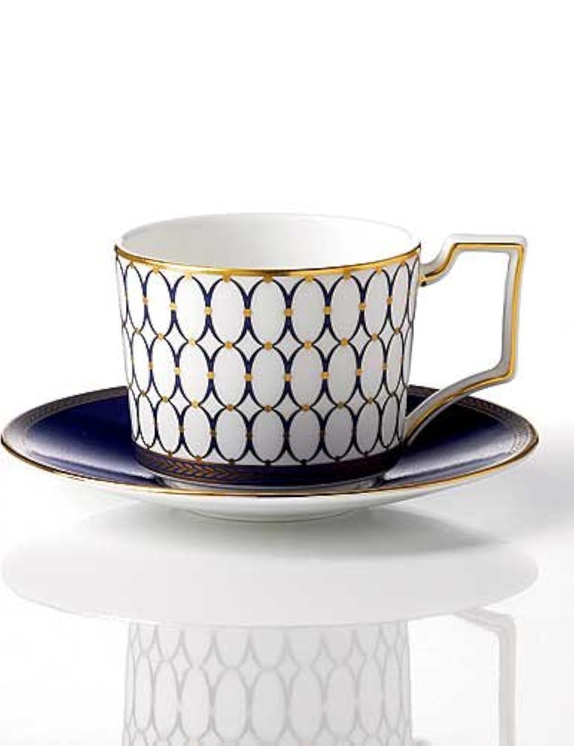 Wedgwood China Renaissance Gold Teacup and Saucer Set Iconic