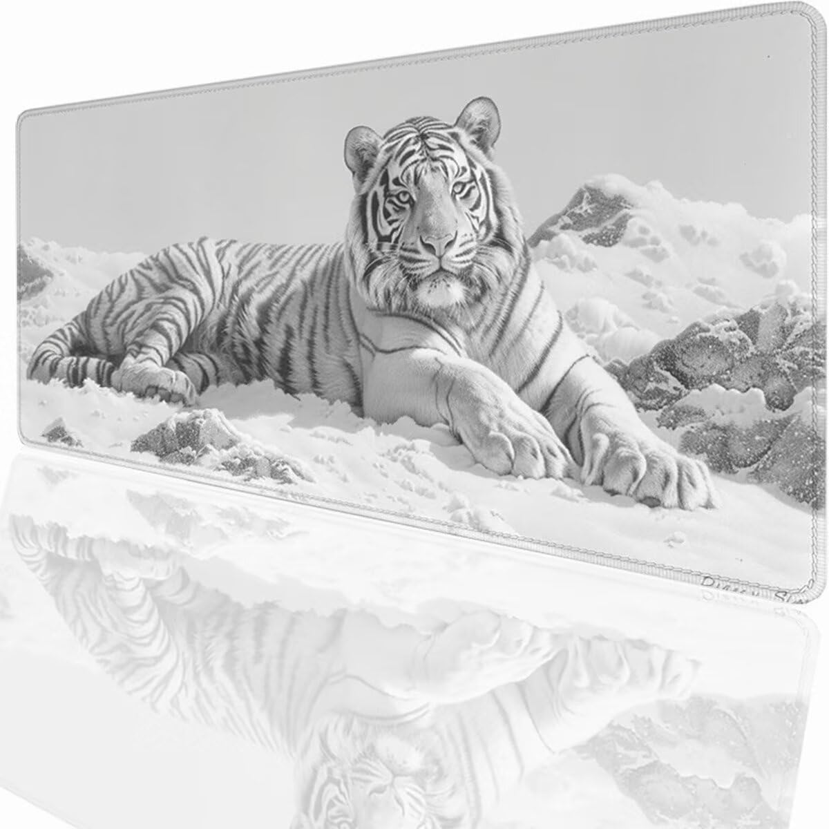 Tappetino per Mouse Gaming XXL 1200x600x3mm– Ufficio Mousepad Grande – Migliora la Velocità e la Precisione Tenuta Stabile Sottomano per Ufficio e Casa Accessori Scrivania Animale PjY9241 N-U