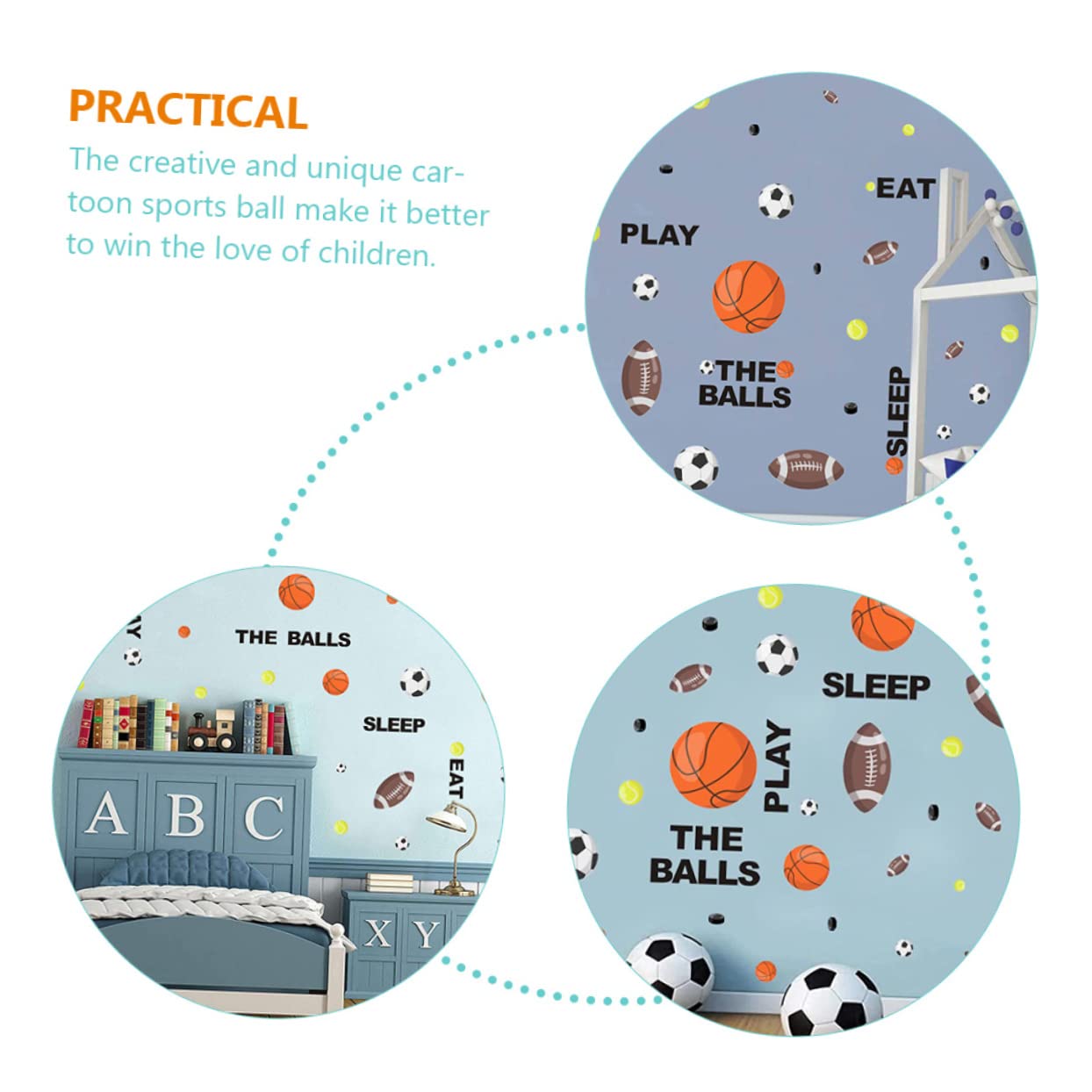 Toddmomy 4 Piezas Pegatina Decorativa de Pared para Adhesivo para Decoración de Habitaciones Infantiles y Guarderías de Quitar y Reubicar