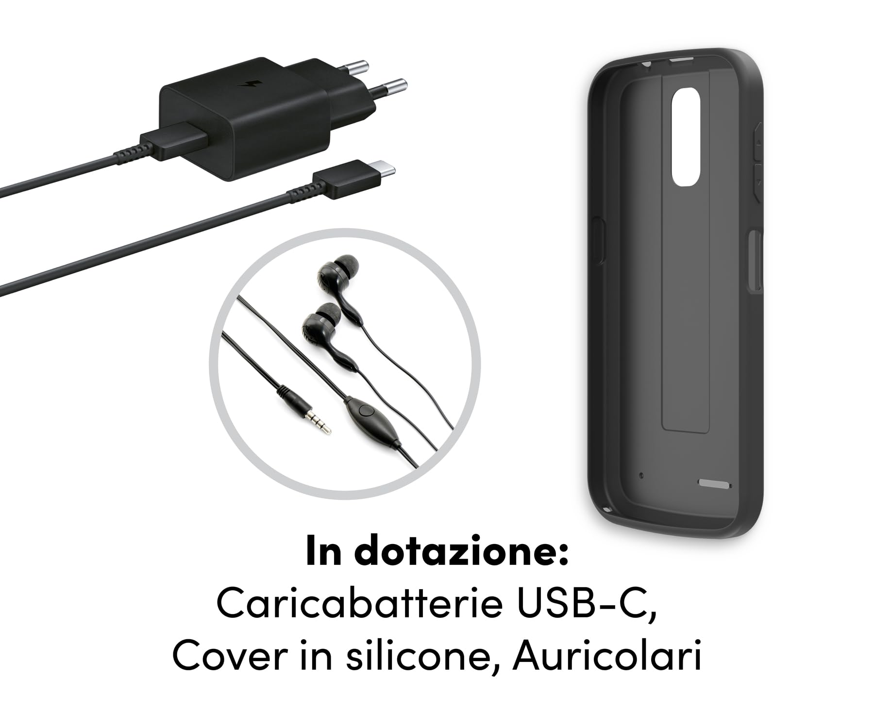 Beghelli - Telefono Anziani Salvalavita SLV55, Smartphone 4G con Tasto SOS e Chiamata Rapida, Schermo con Grandi Icone, Volume Alto, Display Touchscreen 5.5", Torcia, Radio, Fotocamera - Colore: Nero