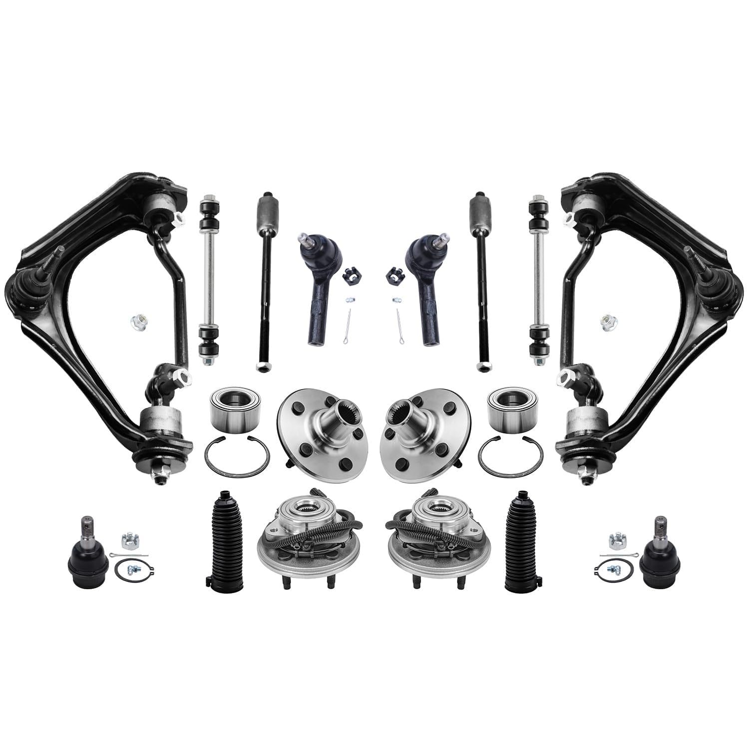 12pc Control Arm Kit For Explorer 12-Piece Front Suspension Control Arm ...