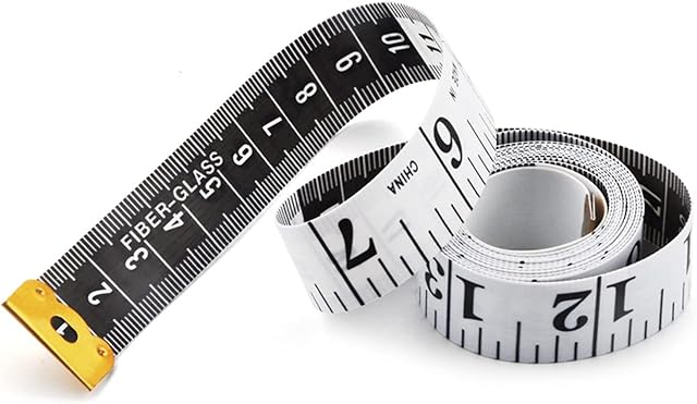 Tape Measure Body Sewing Tape Measure Body Measuring Tape Tailors Tape Measure Flexible Tape Measure Dual Sided for Hand-made and Sewing Scenes 60 inches/150 cm (1 piece)