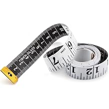 Tape Measure for Sewing Double-Sided Tape Measure for Tailors Craftsmen Households 150 cm / 60 Inch White 1