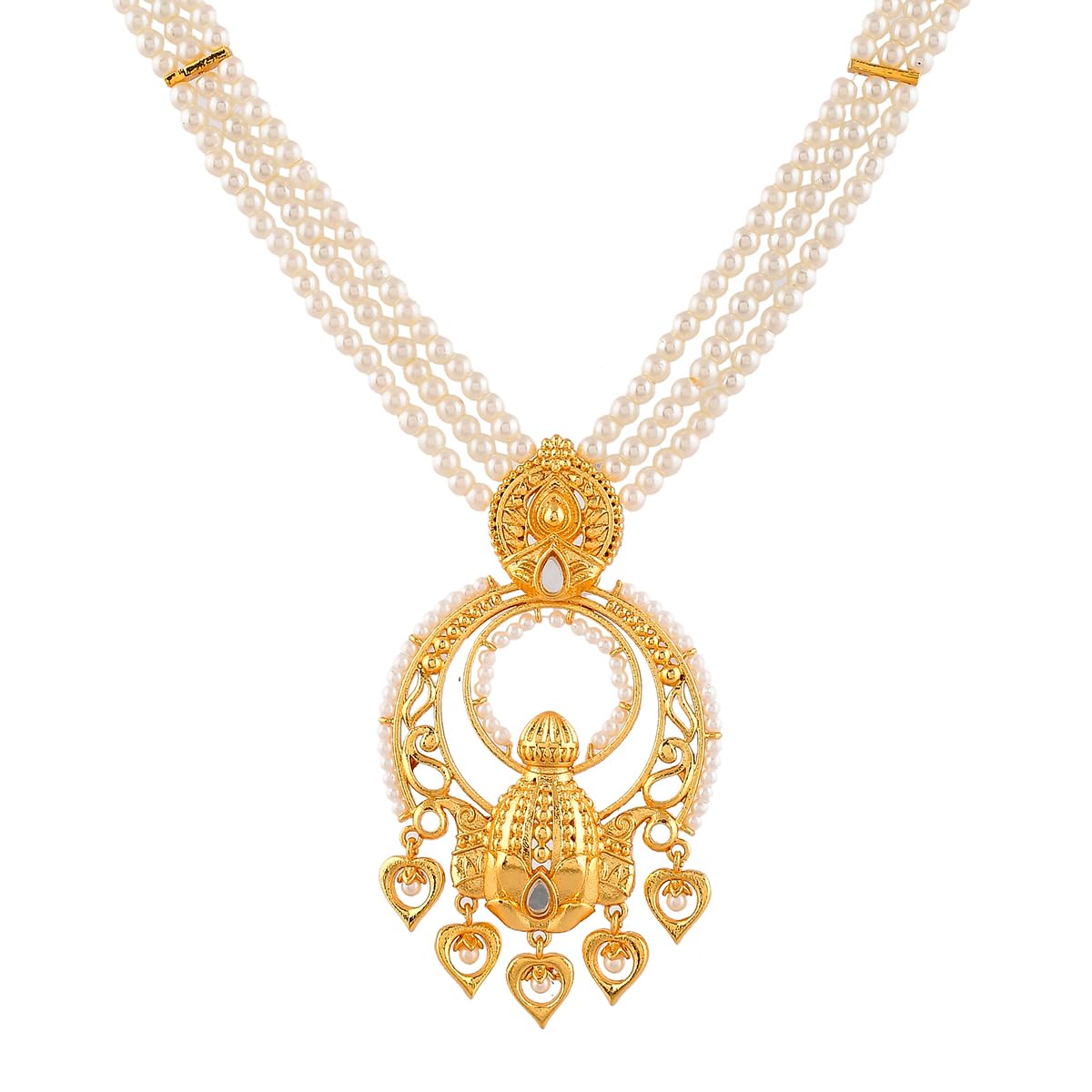 Aradhana Prabhisha Long Necklace Set, Elegant Design