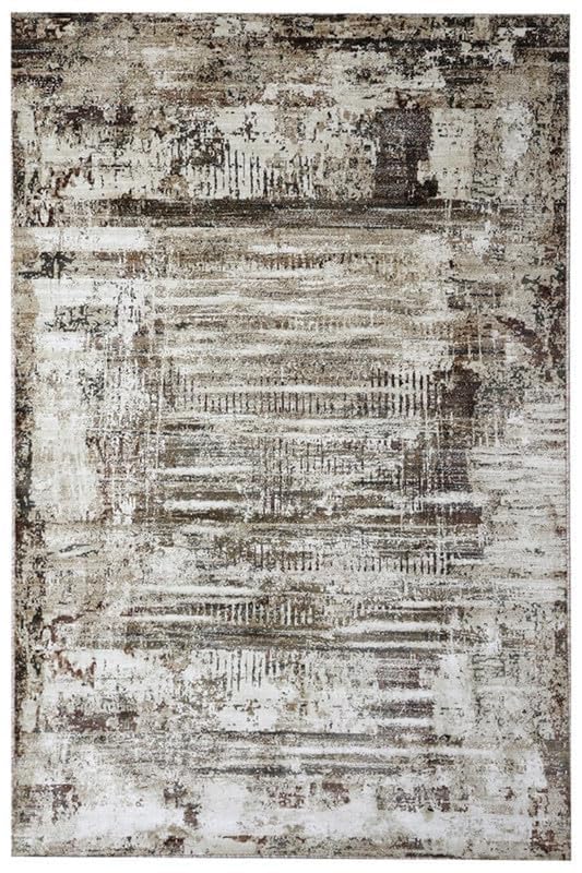 Image of 6 x 9 Feet Modern Carpet for Living Room | Non-Fade Soft Floor Rug for Hall & Bedroom | Easy Clean & Non-Slip Backing