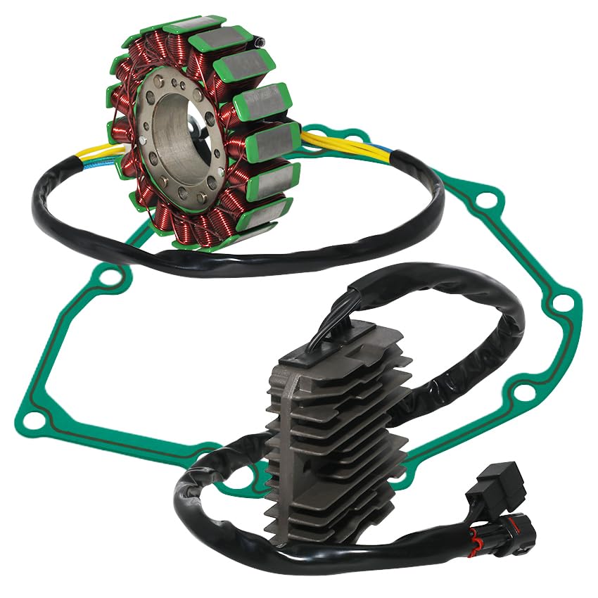 Stator Coil Rectifier Stator Gasket for Suzuki GSX1300 B-King 1300 2008-2010 for Suzuki GSX1300R GSX1300 Hayabusa 1300 2008-2012 for Suzuki GSX1300R 2008-2009 for Suzuki GSX1300RL1 GSX1300RL2