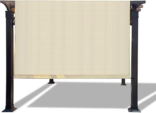 Miniatura 2 de Alion Home Funda universal transpirable para pérgola  Toldo de repuesto para pérgola  Cubierta de parasol ajustable para exteriores con varillas