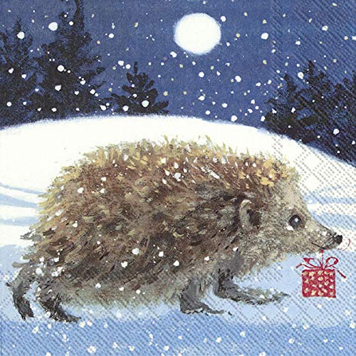 Ambiente Tovagliolo invernale Welcome 33 x 33 cm, 3 veli, 20